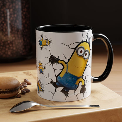 Minions Mug Wall Broken – Fun & Cute 11oz Coffee Mug 04 | By RSB HUB