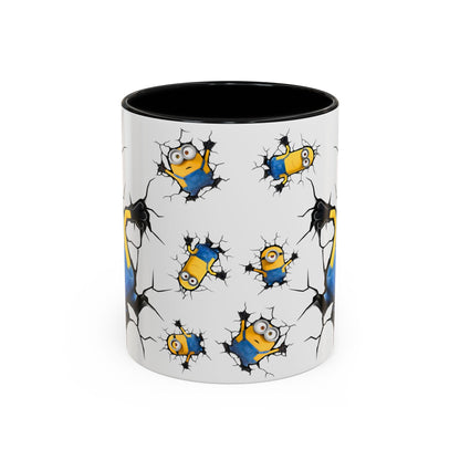 Minions Mug Wall Broken – Fun & Cute 11oz Coffee Mug 04 | By RSB HUB