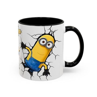 Minions Mug Wall Broken – Fun & Cute 11oz Coffee Mug 04 | By RSB HUB