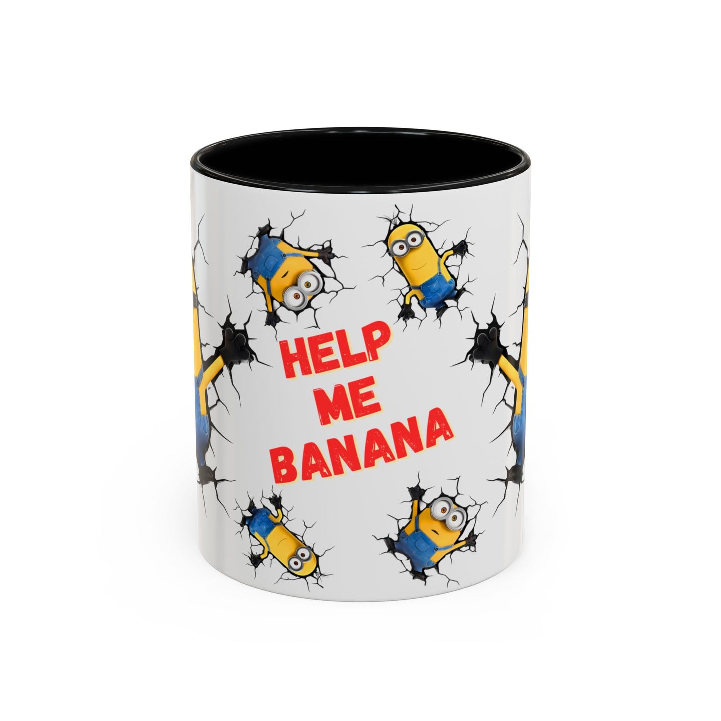 Minions Mug Wall Broken – Fun & Cute 11oz Coffee Mug 05 | By RSB HUB