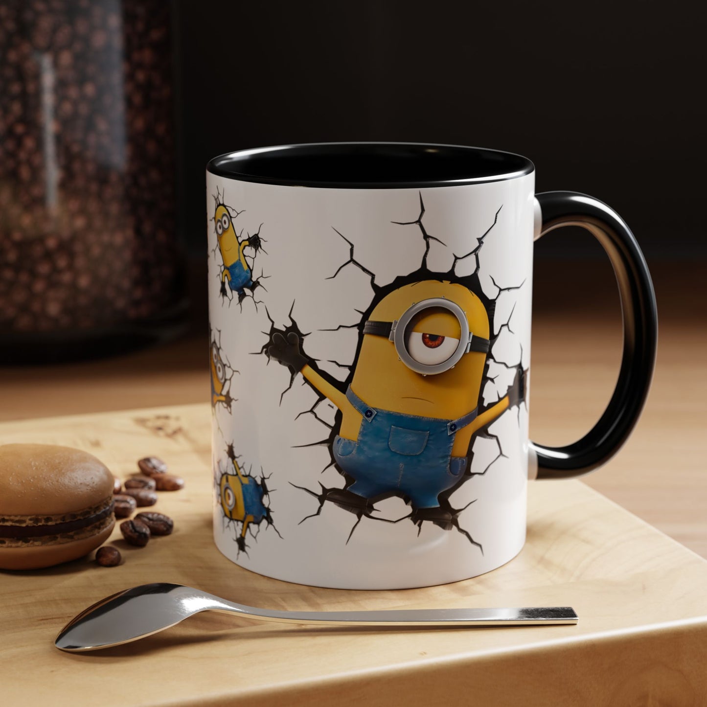 Minions Mug Wall Broken – Fun & Cute 11oz Coffee Mug 06 | By RSB HUB