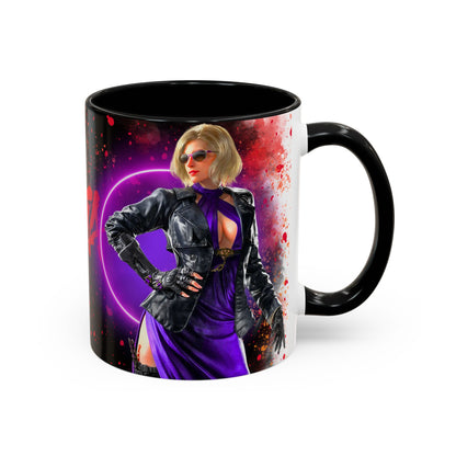 Tekken 8 Nina Mug – Dark Smoky & White Premium Mug Design | By RSB HUB