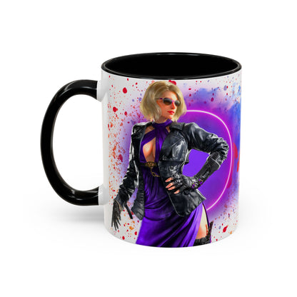 Tekken 8 Nina Mug – Dark Smoky & White Premium Mug Design | By RSB HUB