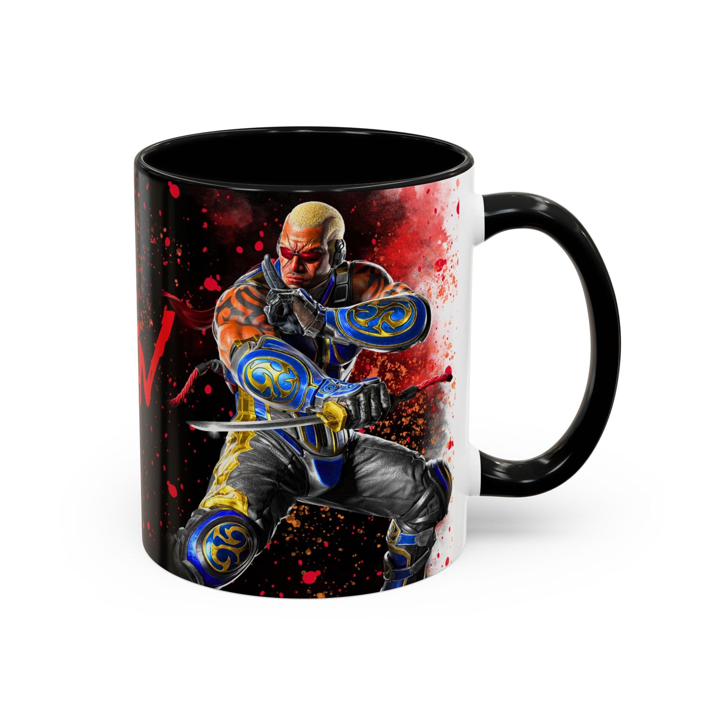 Tekken 8 Raven Mug – Dark Smoky & White Premium Mug Design | By RSB HUB
