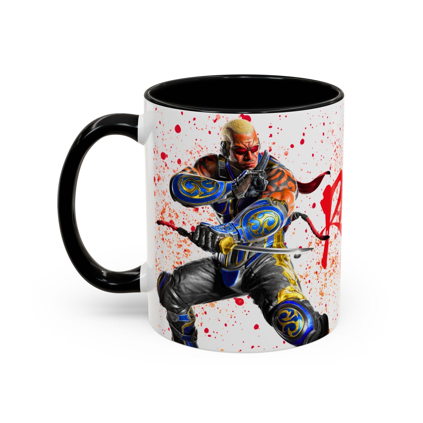 Tekken 8 Raven Mug – Dark Smoky & White Premium Mug Design | By RSB HUB