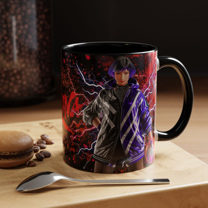 Tekken 8 Reina Mug – Dark Smoky & White Premium Mug Design | By RSB HUB