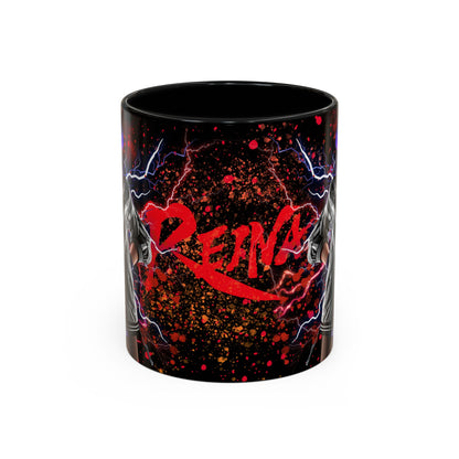Tekken 8 Reina Mug – Dark Smoky & White Premium Mug Design | By RSB HUB