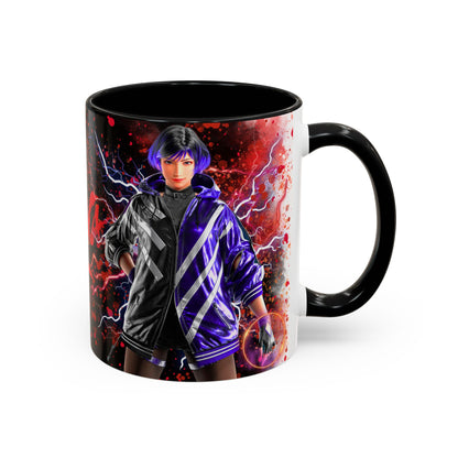 Tekken 8 Reina Mug – Dark Smoky & White Premium Mug Design | By RSB HUB