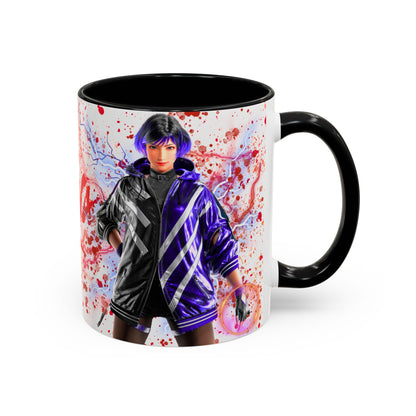 Tekken 8 Reina Mug – Dark Smoky & White Premium Mug Design | By RSB HUB