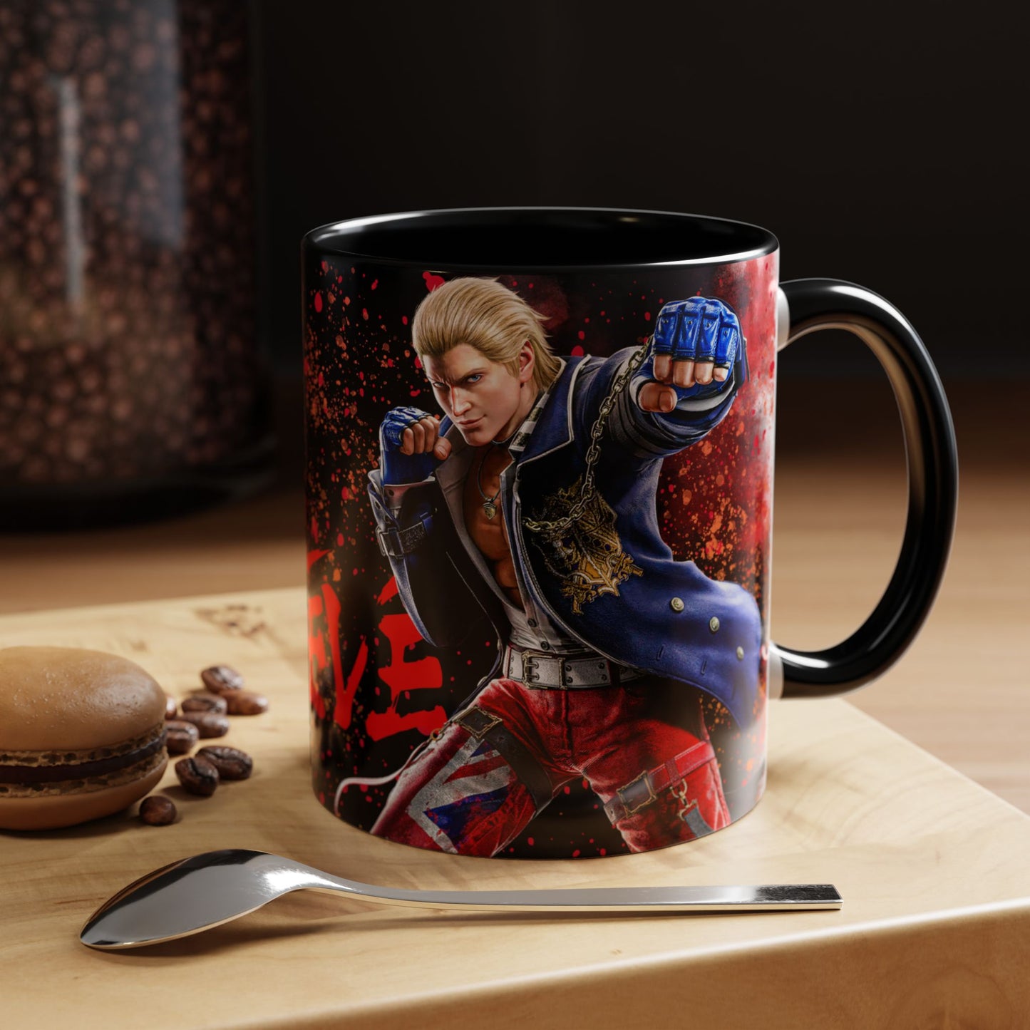 Tekken 8 Steve Mug – Dark Smoky & White Premium Mug Design | By RSB HUB