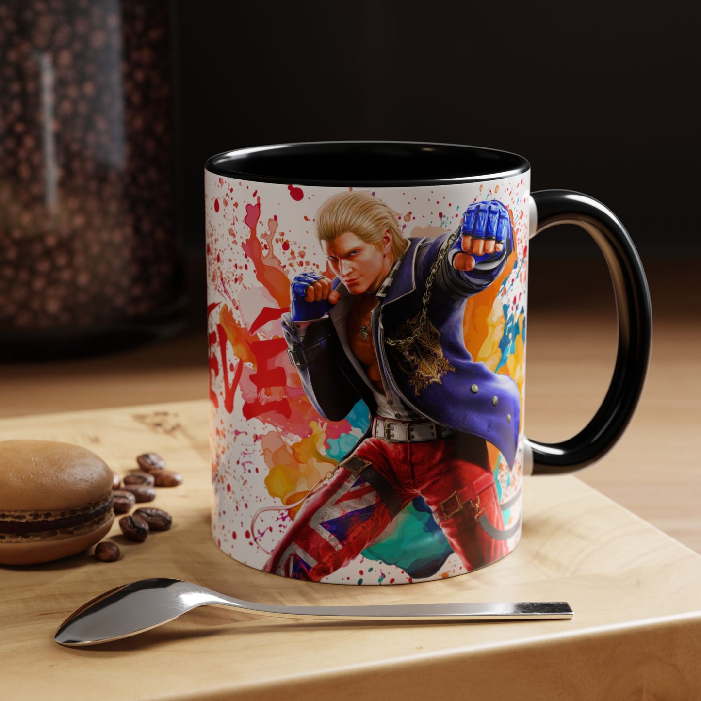 Tekken 8 Steve Mug – Dark Smoky & White Premium Mug Design | By RSB HUB