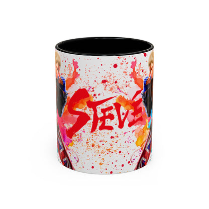 Tekken 8 Steve Mug – Dark Smoky & White Premium Mug Design | By RSB HUB