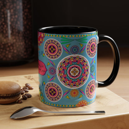 Truck Art Mug 11oz – Vibrant Pakistani Culture Design 02 | By RSB HUB