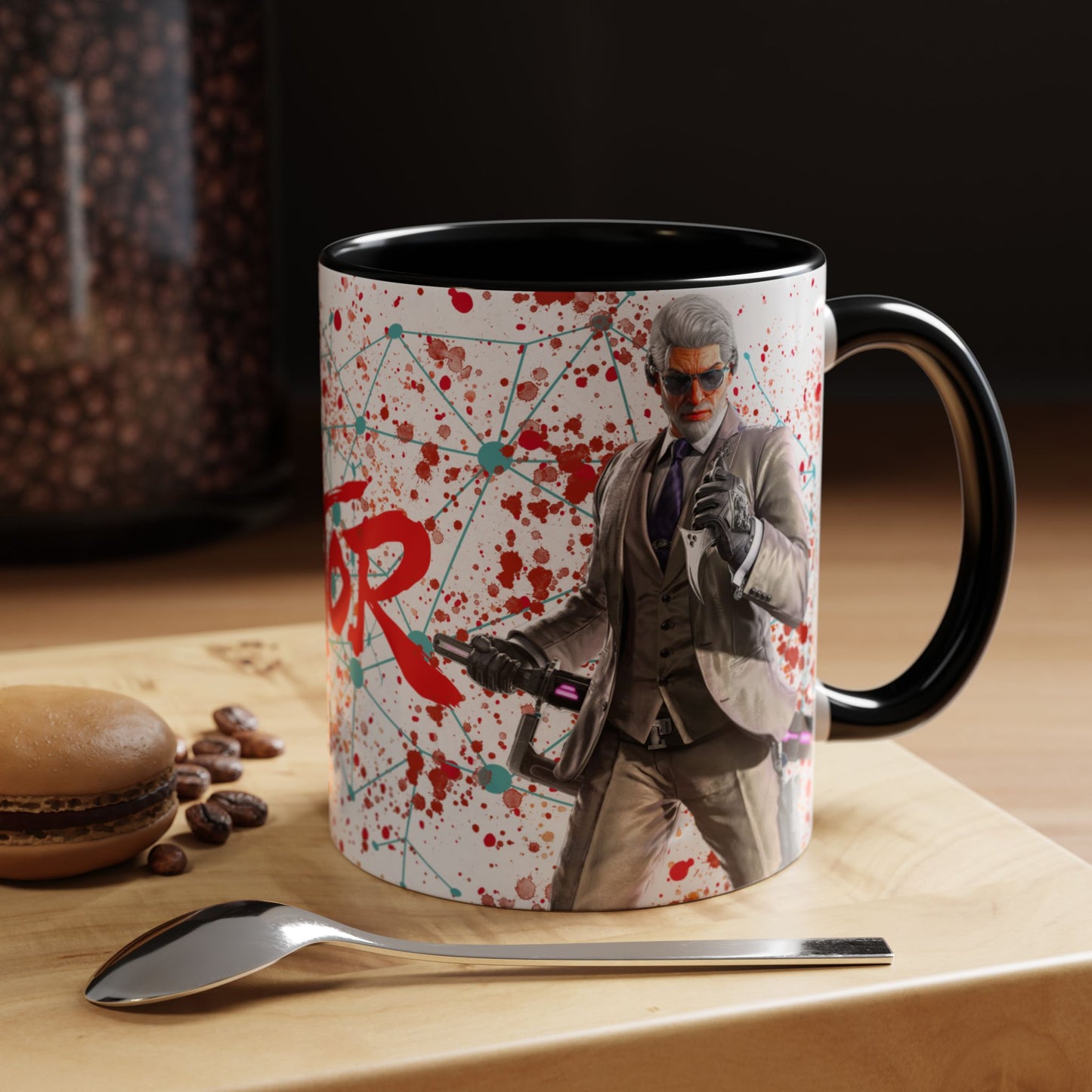 Tekken 8 Victor Mug – Dark Smoky & White Premium Mug Design | By RSB HUB