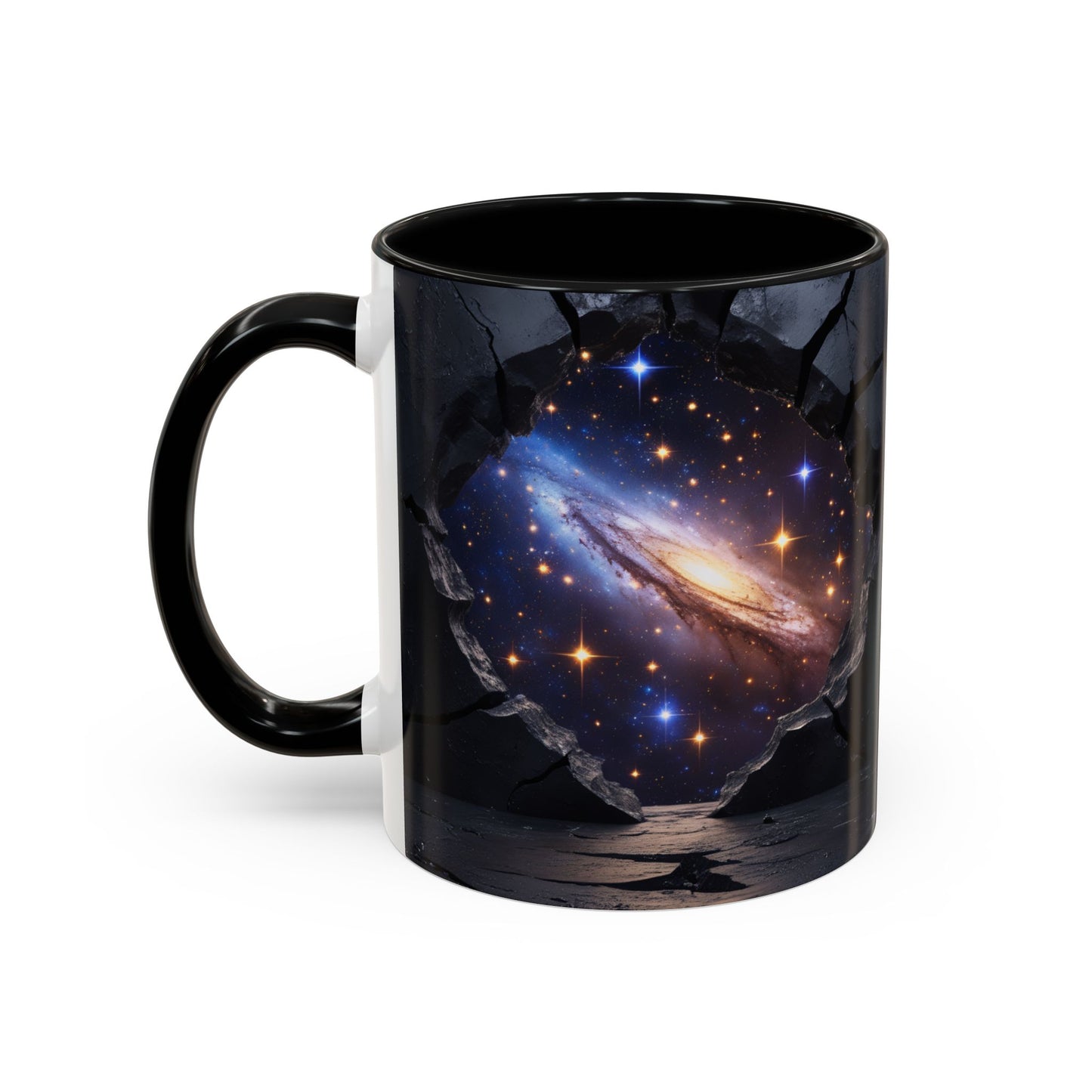 Galaxy Views Wall Broken Mug | Premium Cosmic Design 10 by RSB HUB