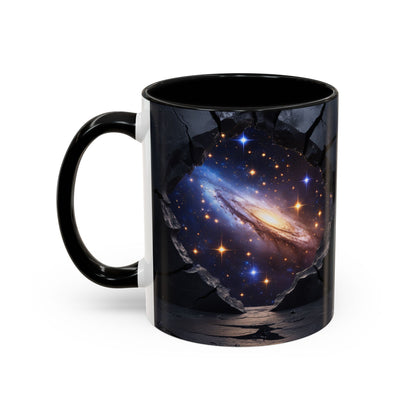 Galaxy Views Wall Broken Mug | Premium Cosmic Design 10 by RSB HUB