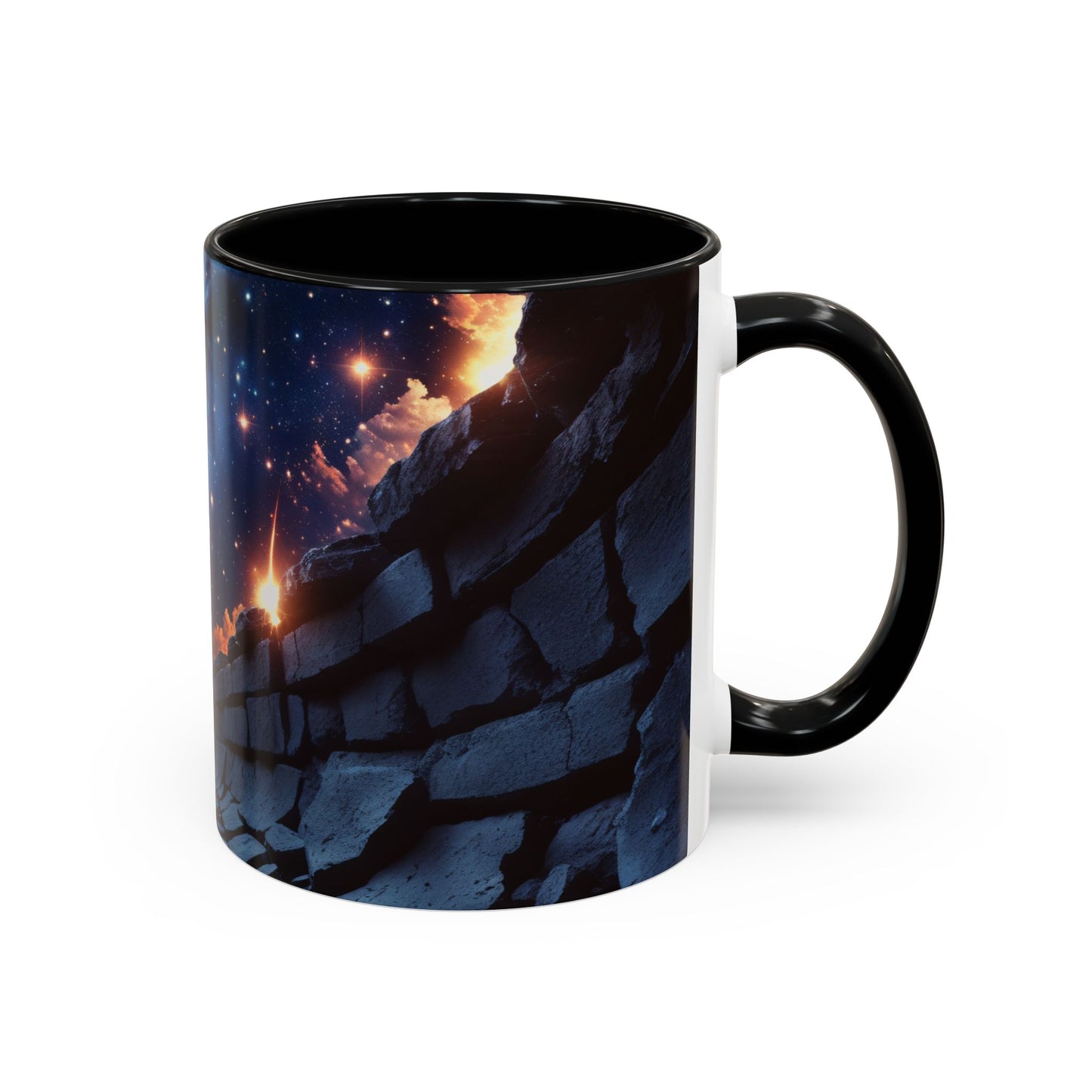 Galaxy Views Wall Broken Mug | Premium Cosmic Design 11 by RSB HUB