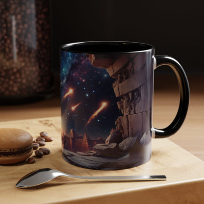 Galaxy Views Wall Broken Mug | Premium Cosmic Design 12 by RSB HUB