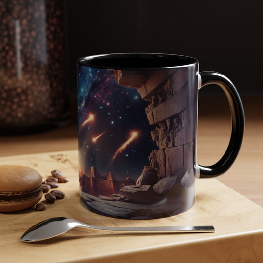 Galaxy Views Wall Broken Mug | Premium Cosmic Design 12 by RSB HUB
