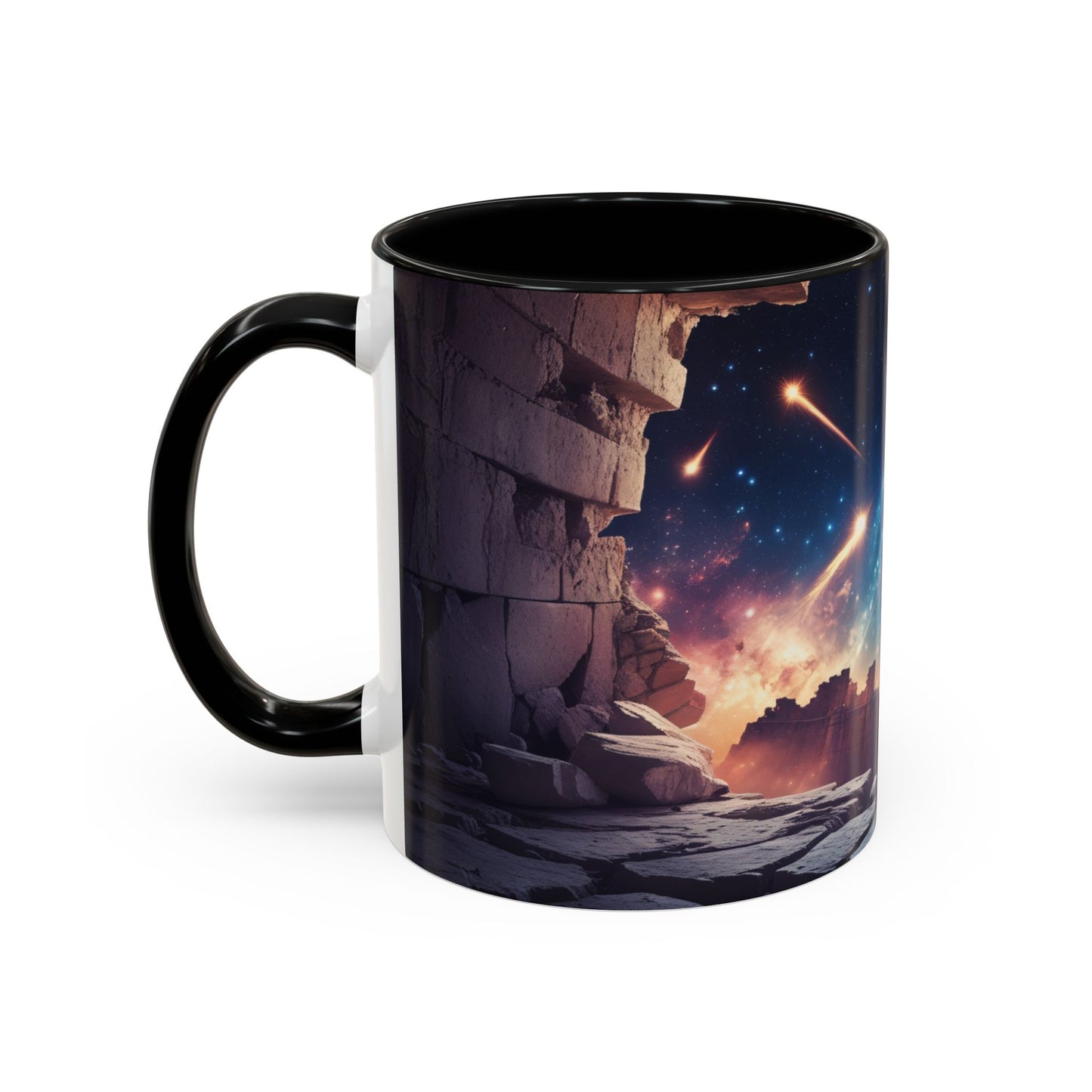 Galaxy Views Wall Broken Mug | Premium Cosmic Design 12 by RSB HUB