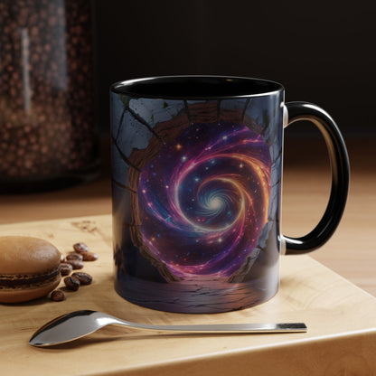 Galaxy Views Wall Broken Mug | Premium Cosmic Design 16 by RSB HUB