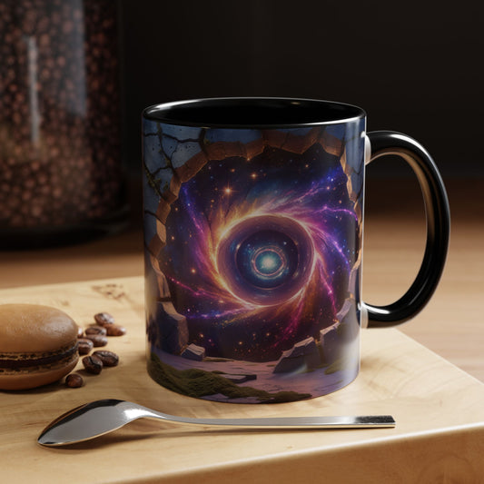Galaxy Views Wall Broken Mug | Premium Cosmic Design 17 by RSB HUB