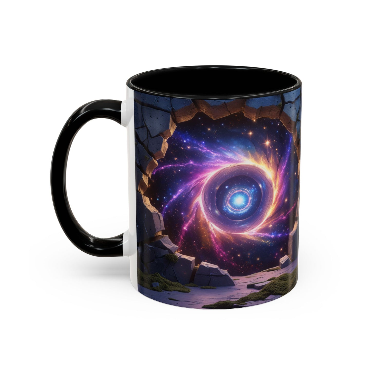 Galaxy Views Wall Broken Mug | Premium Cosmic Design 17 by RSB HUB