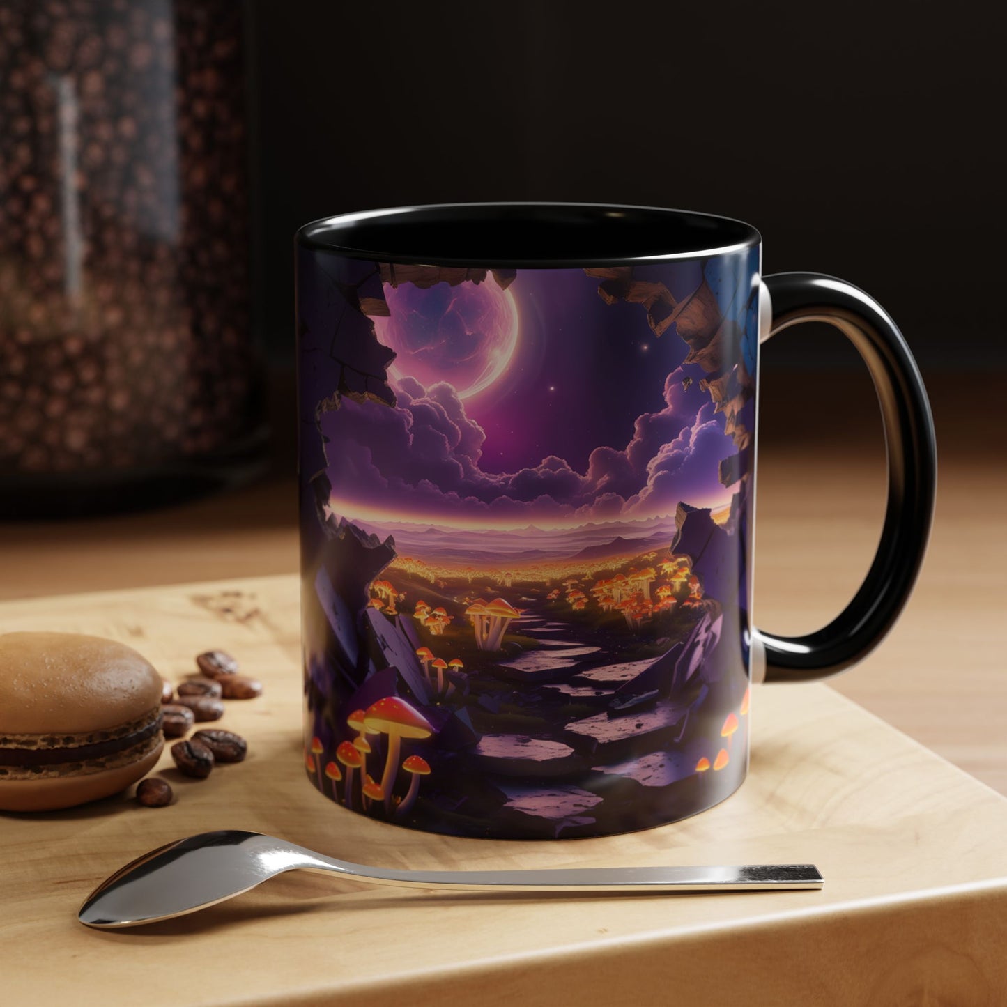 Galaxy Views Wall Broken Mug | Premium Cosmic Design 18 by RSB HUB