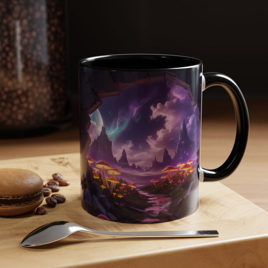 Galaxy Views Wall Broken Mug | Premium Cosmic Design 21 by RSB HUB