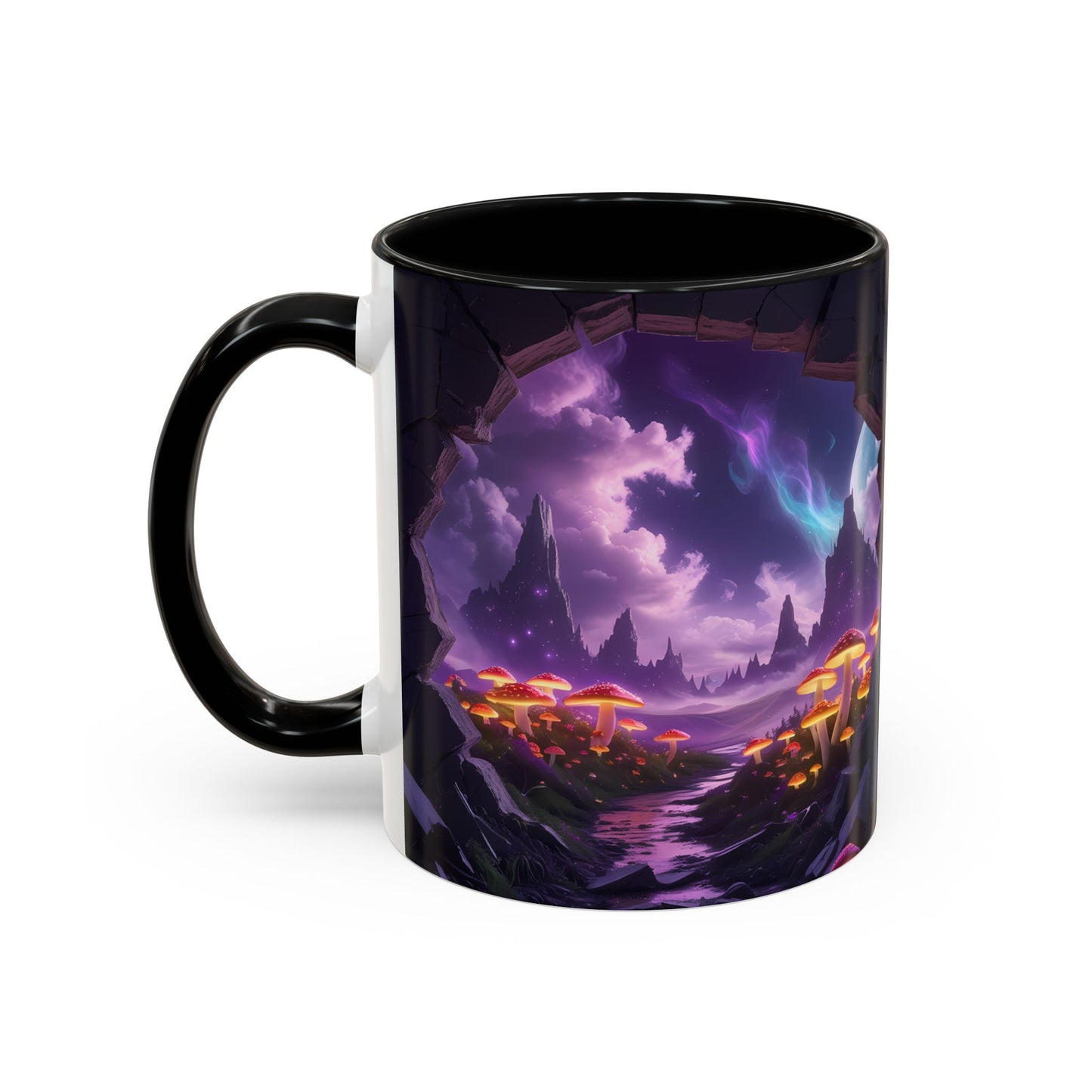 Galaxy Views Wall Broken Mug | Premium Cosmic Design 21 by RSB HUB