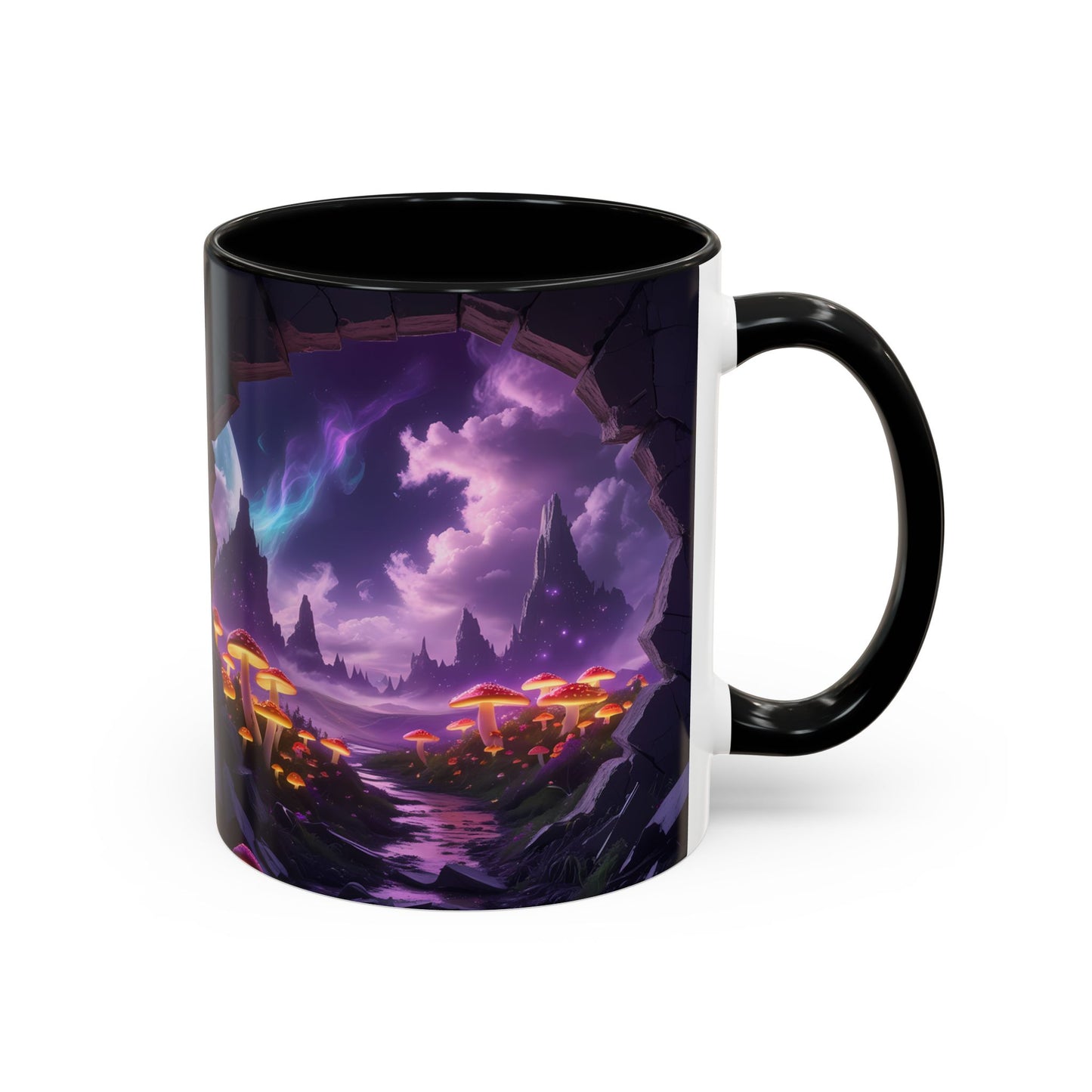 Galaxy Views Wall Broken Mug | Premium Cosmic Design 21 by RSB HUB