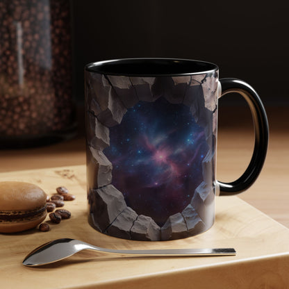 Galaxy Views Wall Broken Mug | Premium Cosmic Design 03 by RSB HUB