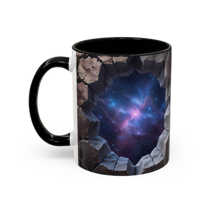Galaxy Views Wall Broken Mug | Premium Cosmic Design 03 by RSB HUB