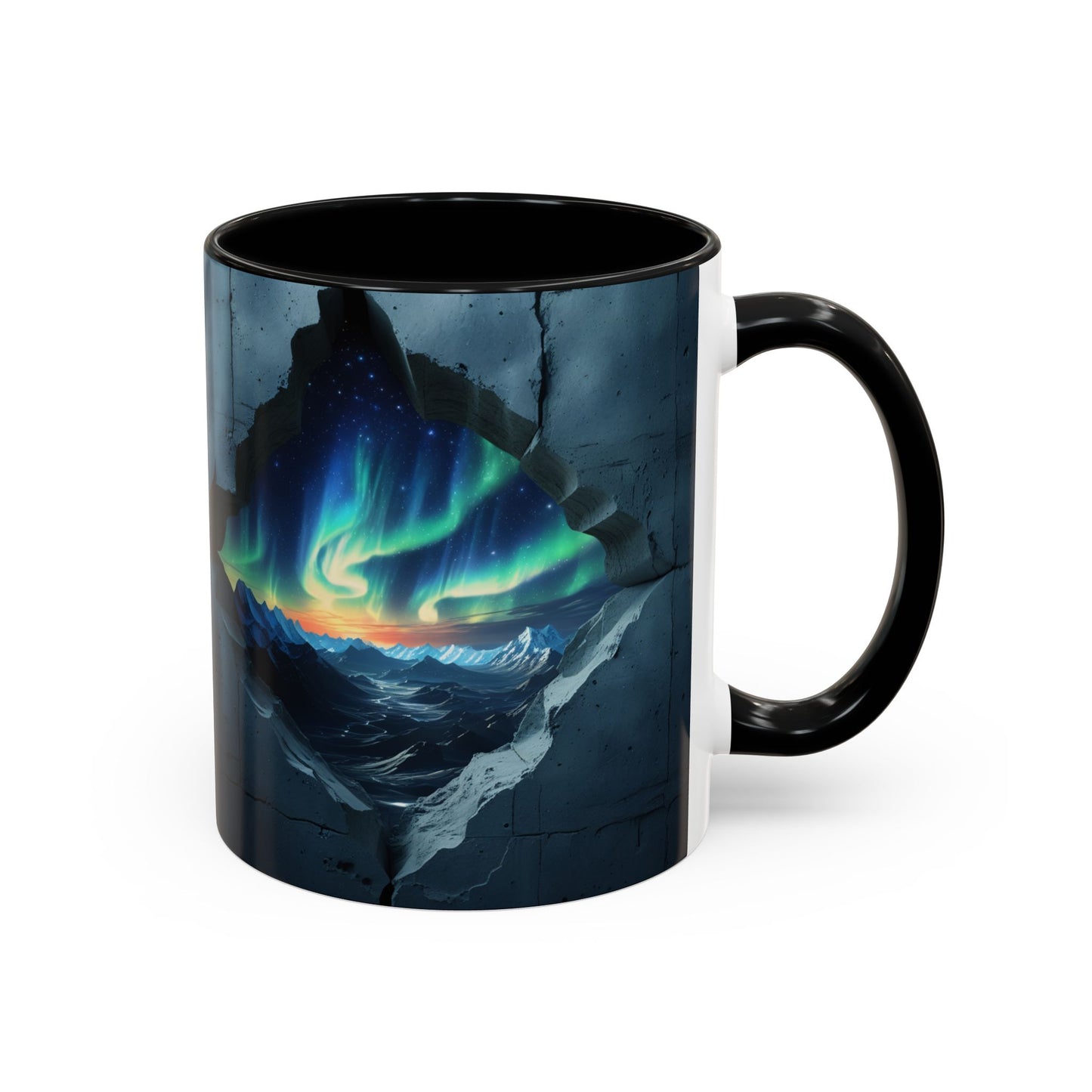 Galaxy Views Wall Broken Mug | Premium Cosmic Design 06 by RSB HUB