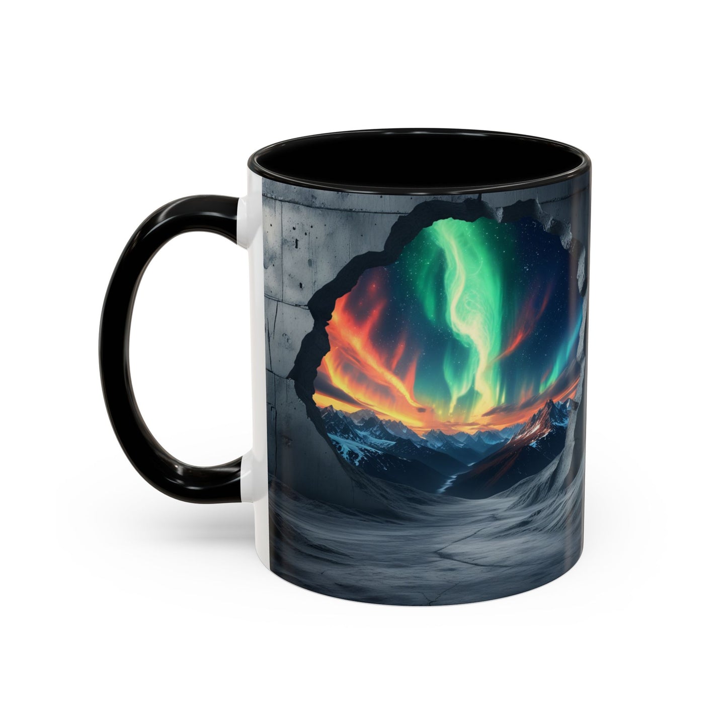 Galaxy Views Wall Broken Mug | Premium Cosmic Design 07 by RSB HUB