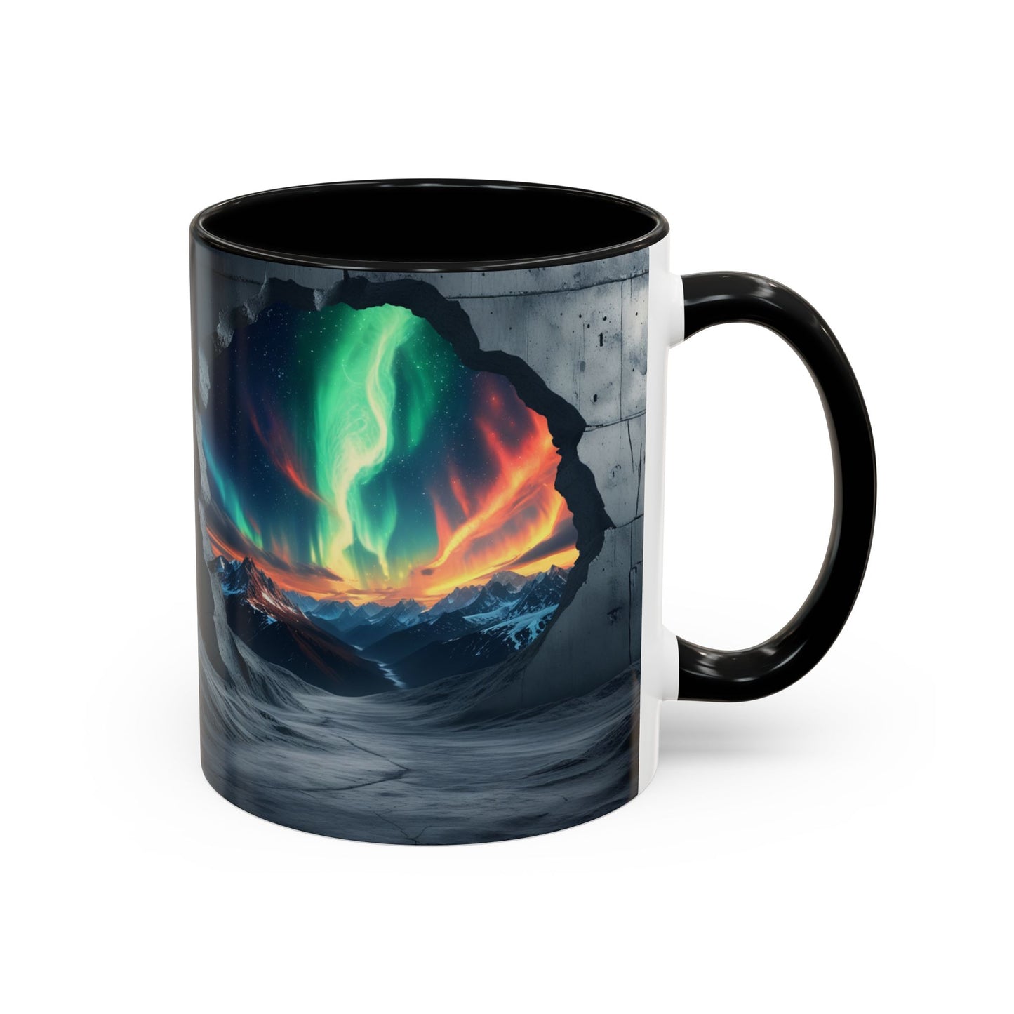 Galaxy Views Wall Broken Mug | Premium Cosmic Design 07 by RSB HUB