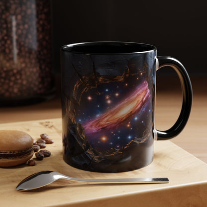 Galaxy Views Wall Broken Mug | Premium Cosmic Design 08 by RSB HUB