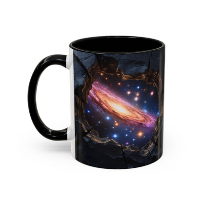 Galaxy Views Wall Broken Mug | Premium Cosmic Design 08 by RSB HUB