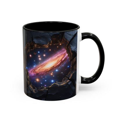 Galaxy Views Wall Broken Mug | Premium Cosmic Design 08 by RSB HUB