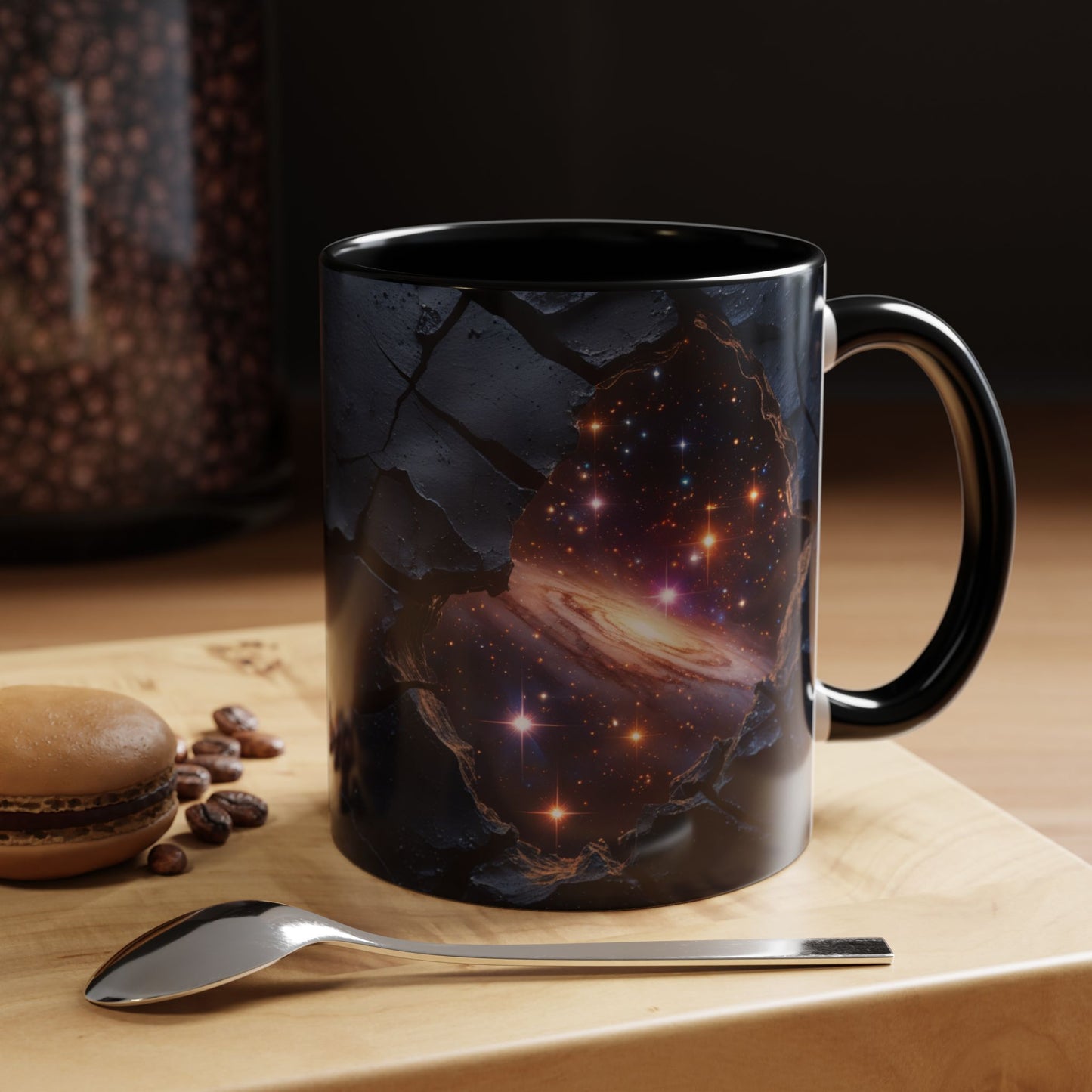 Galaxy Views Wall Broken Mug | Premium Cosmic Design 09 by RSB HUB