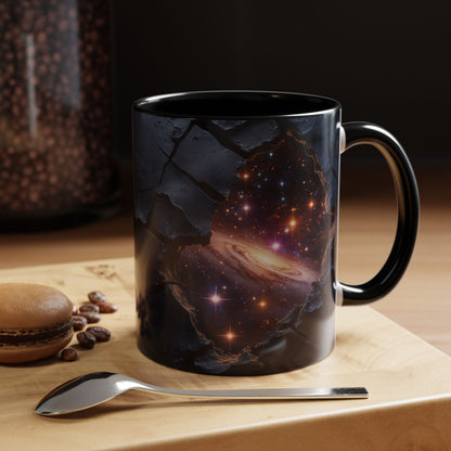 Galaxy Views Wall Broken Mug | Premium Cosmic Design 09 by RSB HUB