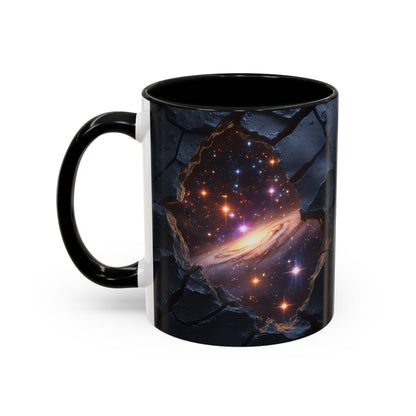 Galaxy Views Wall Broken Mug | Premium Cosmic Design 09 by RSB HUB