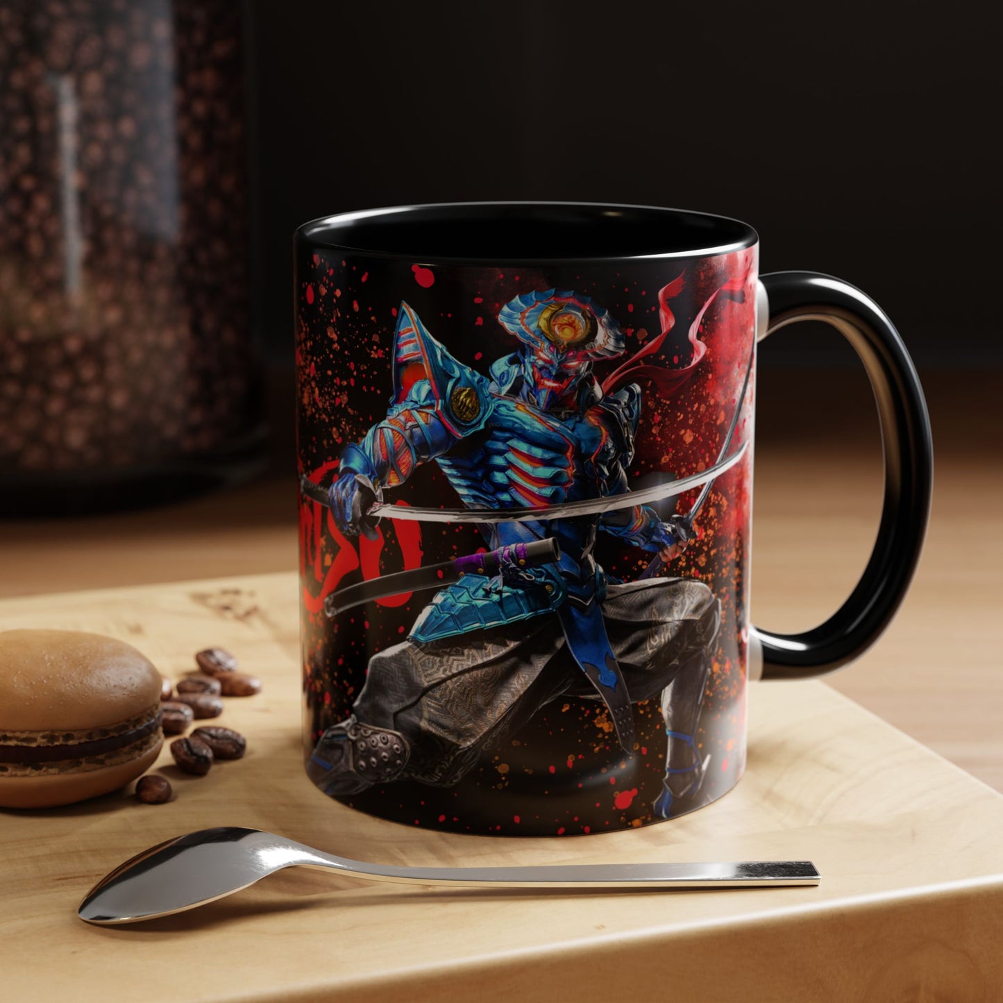 Tekken 8 Yoshimitsu Mug – Dark Smoky & White Premium Mug Design | By RSB HUB
