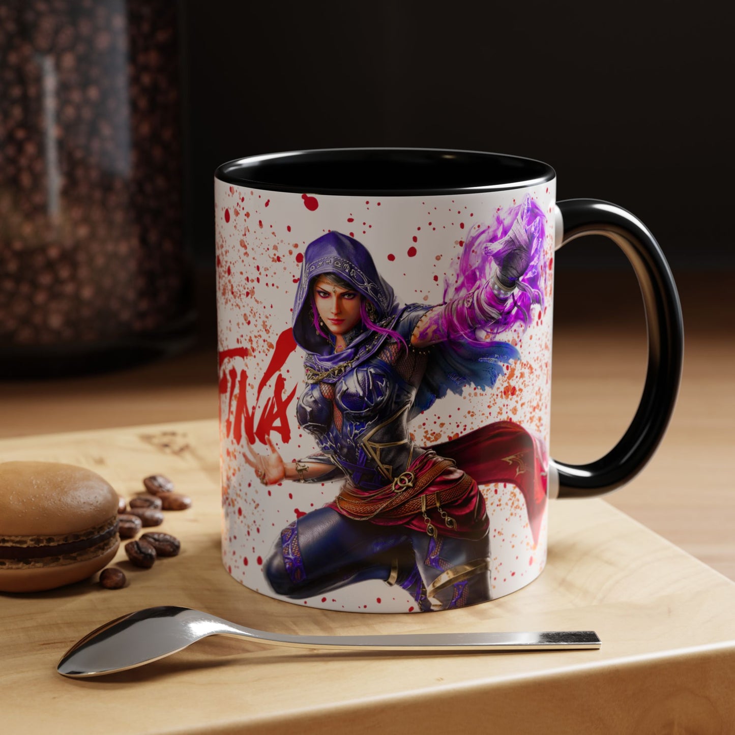 Tekken 8 Zafina Mug – Dark Smoky & White Premium Mug Design | By RSB HUB