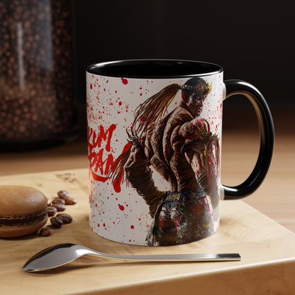 Tekken 8 Fahkumram Mug – Dark Smoky & White Premium Mug Design | By RSB HUB
